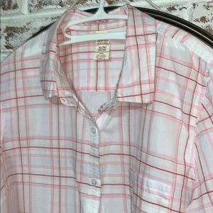 Pink & White Button Down